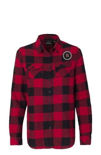 TGCC Womens Red Flannel Long Sleeve 