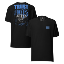 Load image into Gallery viewer, TGCC Carolina Blue on Black T-Shirt
