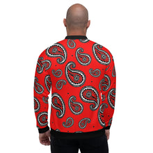 Load image into Gallery viewer, TGCC Red Bandana Bomber Jacket
