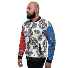 Load image into Gallery viewer, TGCC Multi-Colour Bandana Bomber Jacket
