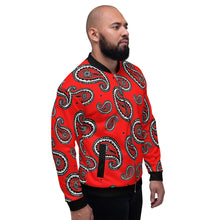 Load image into Gallery viewer, TGCC Red Bandana Bomber Jacket
